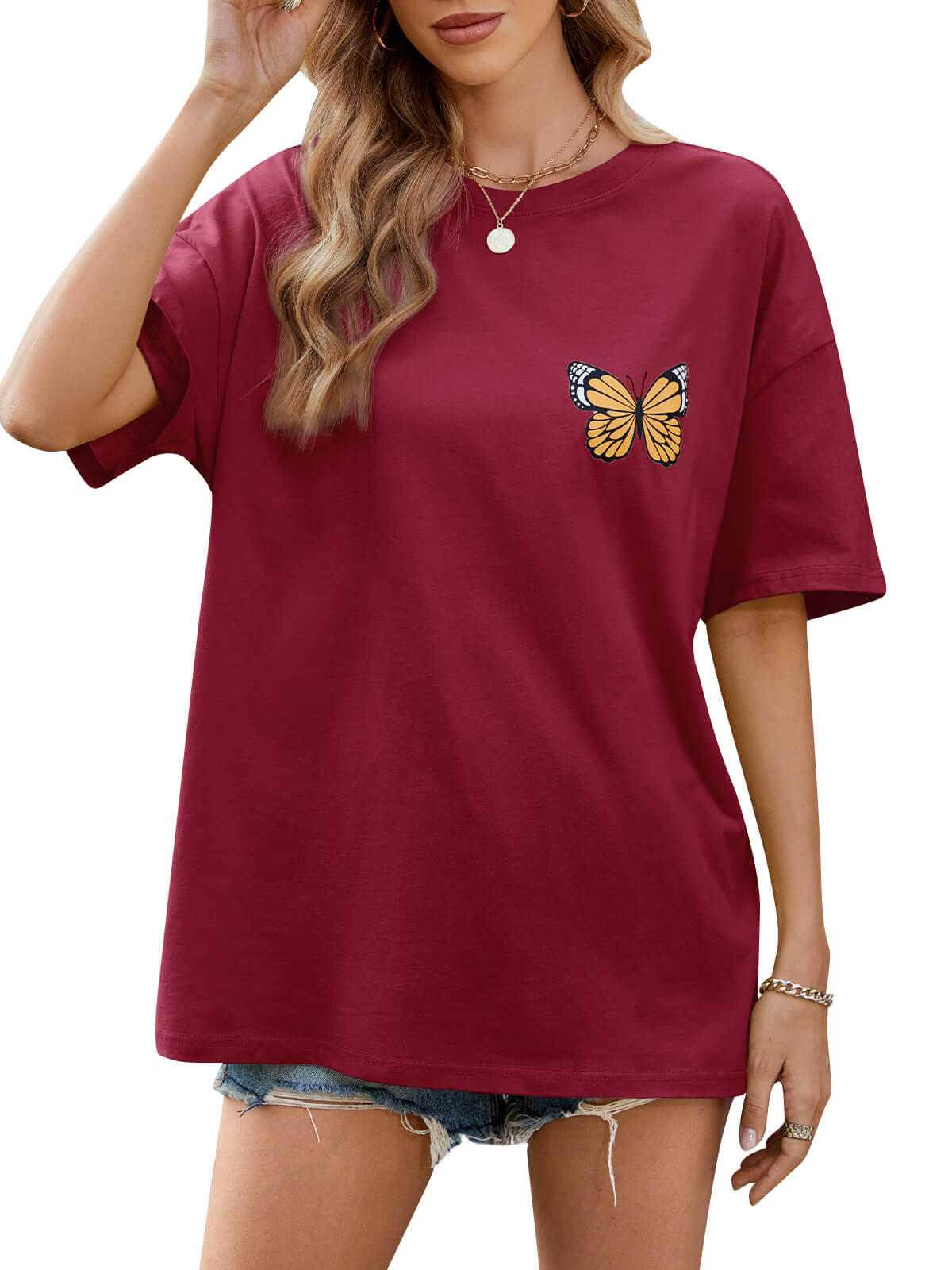 T-shirts amples pour femmes