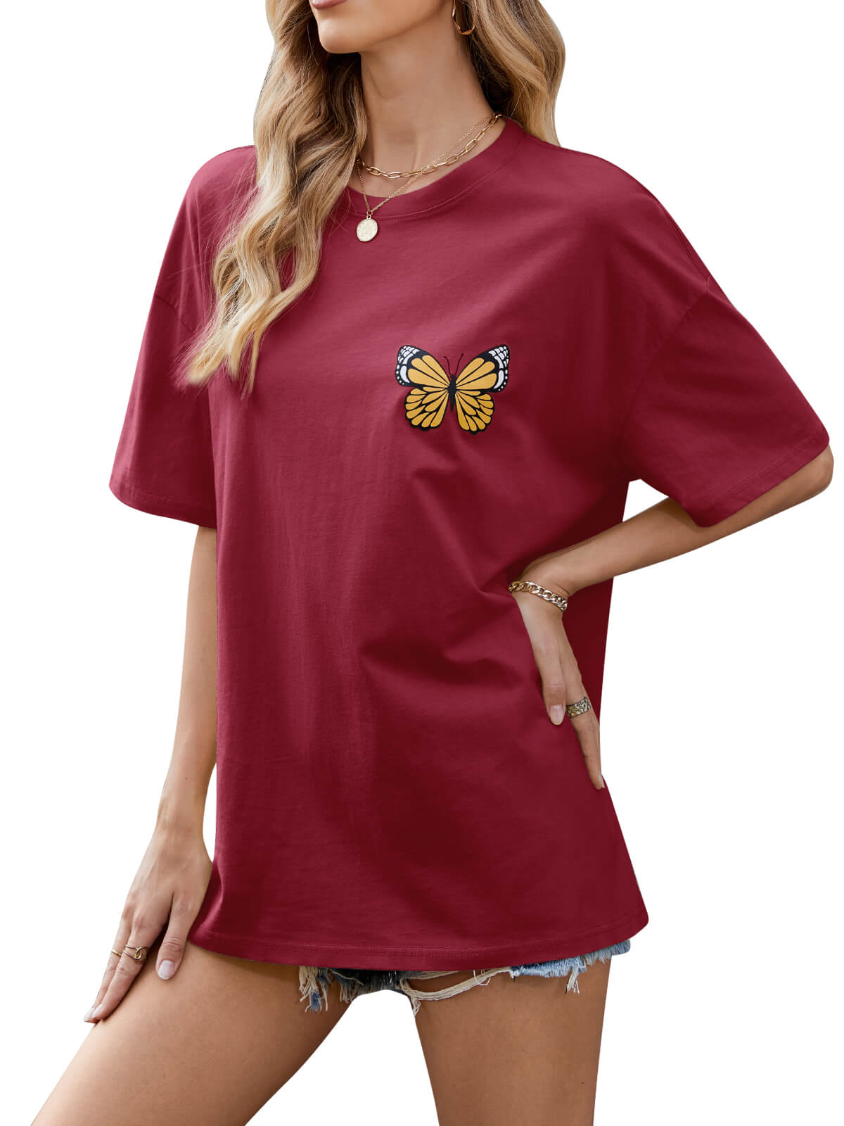 T-shirts amples pour femmes