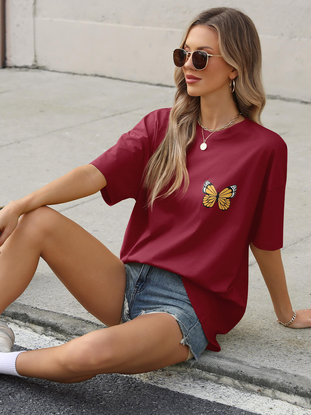 T-shirts amples pour femmes