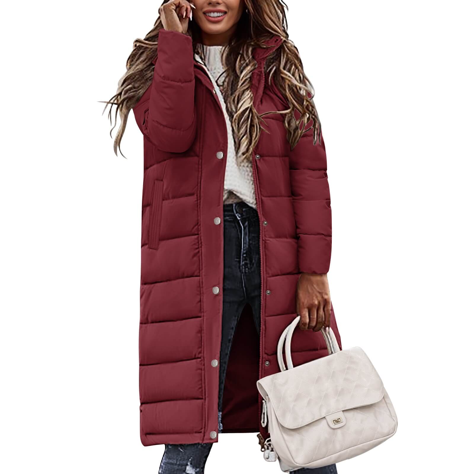 Christmas coat in red