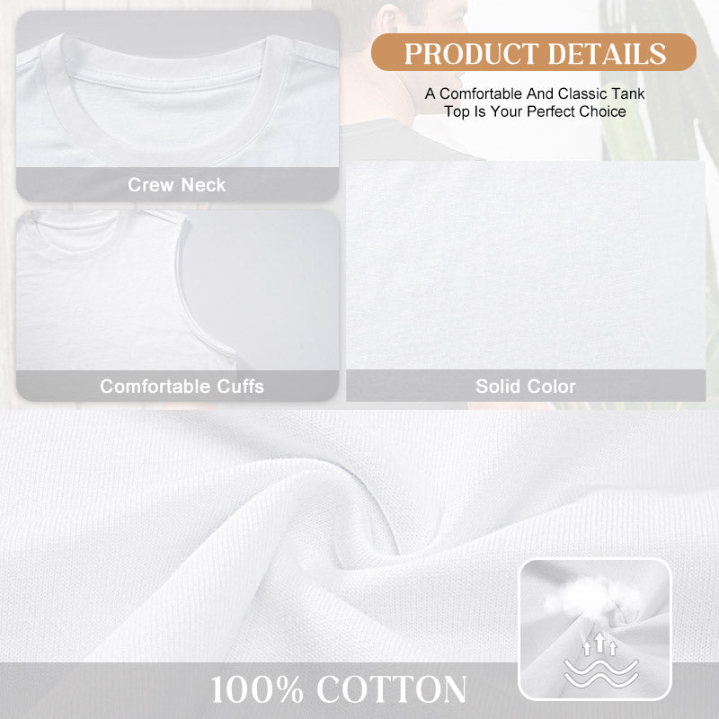 White tank top with product details