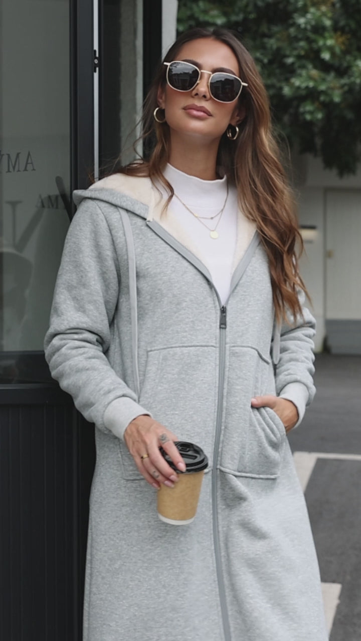 HEEKPEK Women’s Long Fleece Lined Hoodie