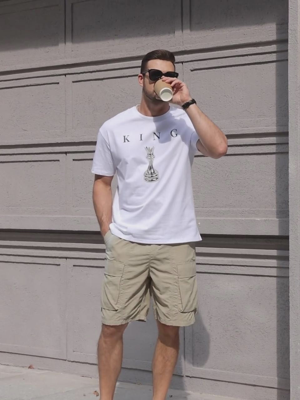 HEEKPEK Mens Cotton T Shirt Short Sleeve Crew Neck Print Tee