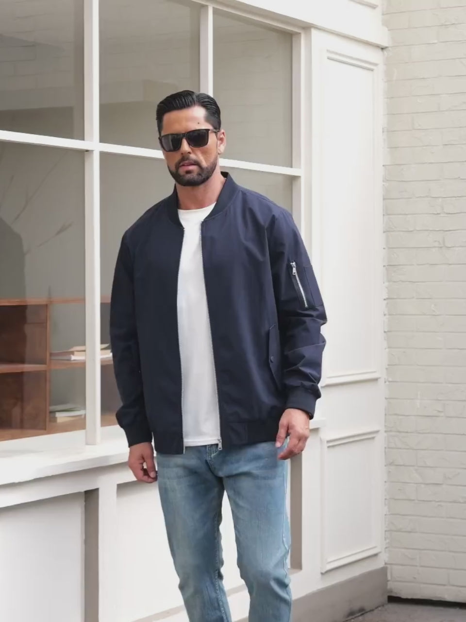 HEEKPEK Men's Lightweight Bomber Jacket