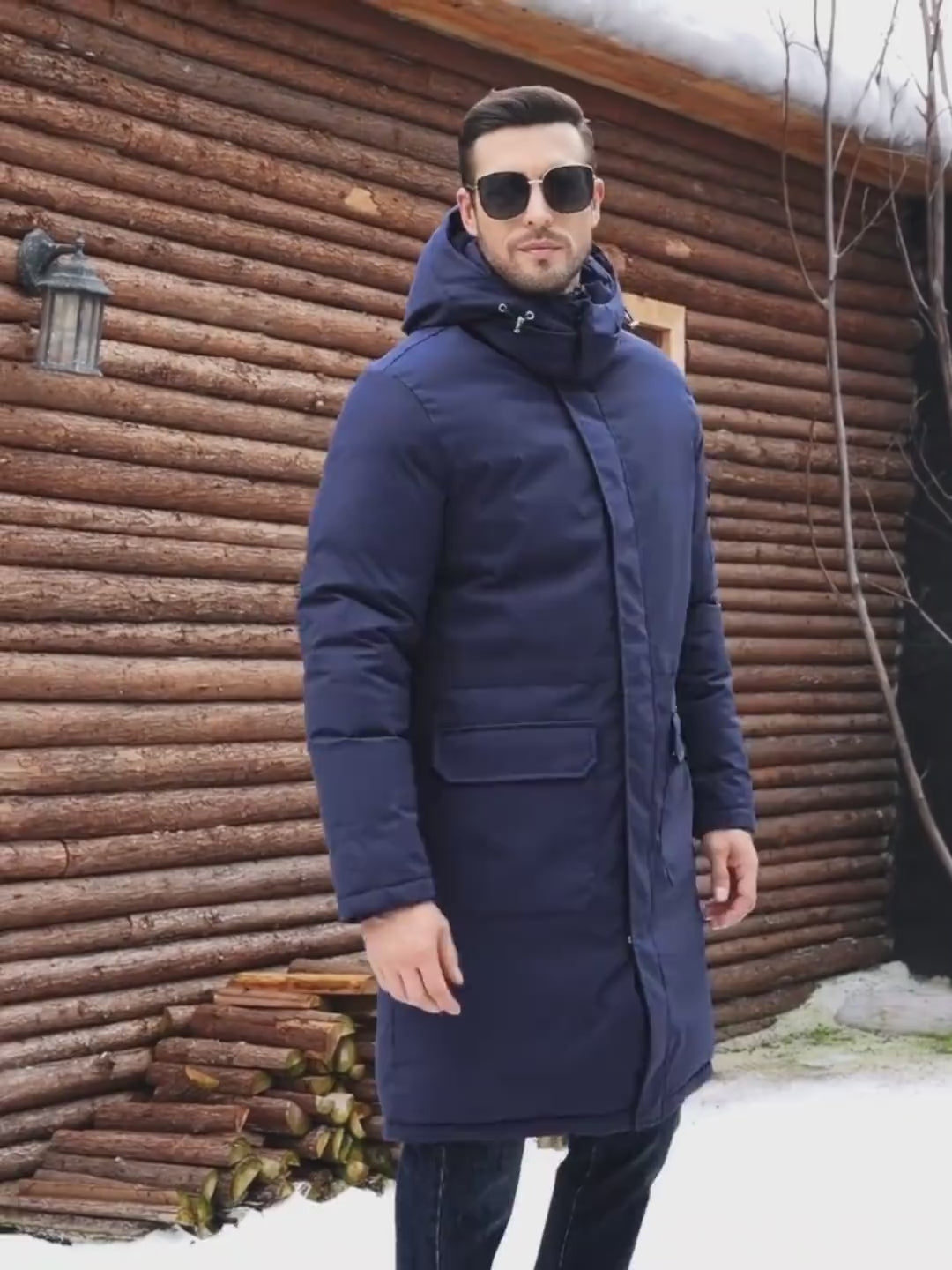 HEEKPEK Mens Winter Parka Hooded Puffer Water Repellent Jacket
