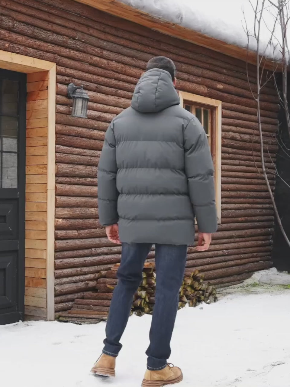 HEEKPEK Men’s Hooded Puffer Jacket